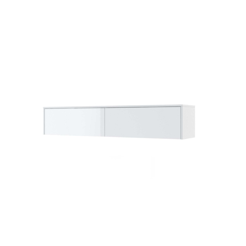 BC15 Over Bed Unit for Horizontal Wall Bed Concept 160cm White Gloss